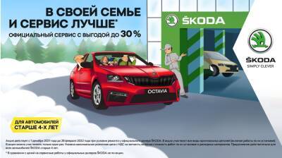 Зимнее предложение от ŠKODA: сервисные работы с выгодой до 30%