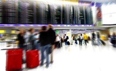 Пассажирам в аэропорту Франкфурта не приходится долго ждать