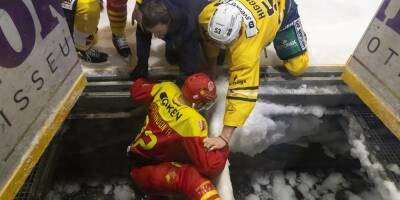 Два хоккеиста провалились под лед во время матча в Швейцарии