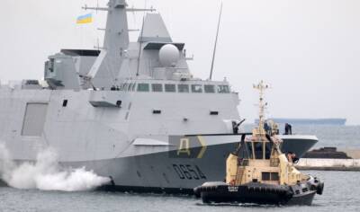 В Украину прибыл фрегат НАТО (ФОТО)