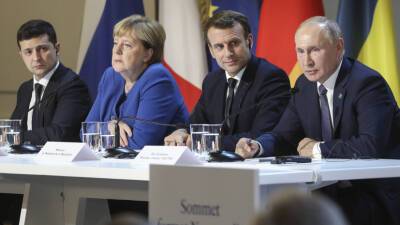 На Украине надеются на проведение переговоров в нормандском формате в 2022 году