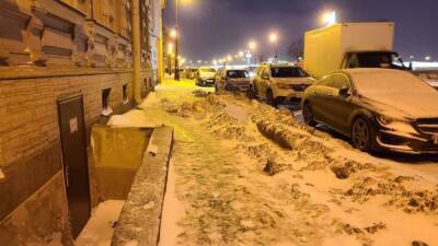 Плохая уборка снега в центре Петербурга обеспокоила певца Юрия Охочинского
