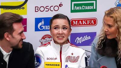 Валиева оценила свое выступление в короткой программе на чемпионате России