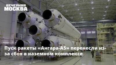 Дмитрий Рогозин - Анна Кикина - Пуск ракеты «Ангара-А5» перенесли из-за сбоя в наземном комплексе - vm.ru - Ракеты