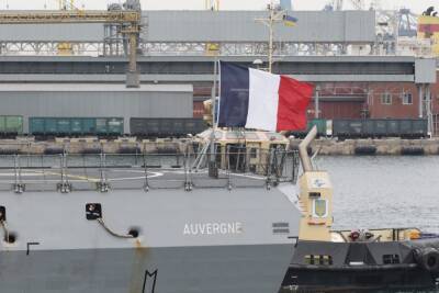 В Одесский порт зашел ракетный фрегат ВМС Франции Auvergne
