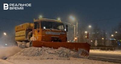 Этой ночью на уборку улиц Казани от снега вышли 227 единиц специальной техники