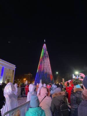 В Ульяновске открыли главную елку на Соборной