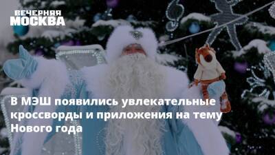 В МЭШ появились увлекательные кроссворды и приложения на тему Нового года - vm.ru - Москва