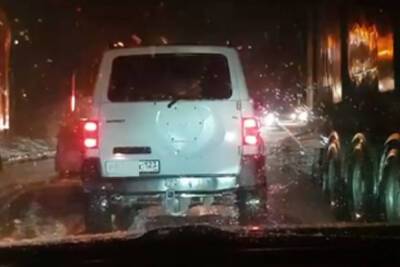 Ночная непогода спровоцировала пробки на автотрассах в Сочи