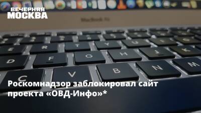 Роскомнадзор заблокировал сайт проекта «ОВД-Инфо»*
