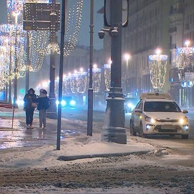 Снегопад в Москве продлится до вечера