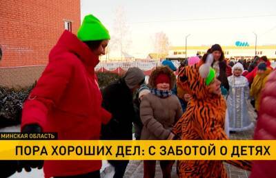 Патриоты Беларуси устроили новогодний праздник в Червенском доме-интернате