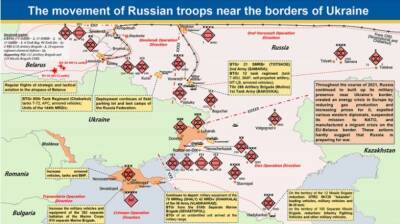 Foreign Policy обнародовало новую карту расположения российских войск у границ Украины