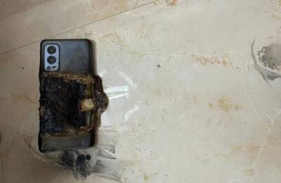 Смартфон OnePlus Nord 2 снова взорвался в Индии