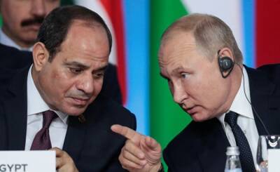 Президенты России и Египта обсудили развитие сотрудничества