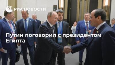 Путин и ас-Сиси высоко оценили строительство АЭС и создание промзоны у Суэцкого канала