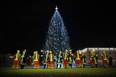 В Тамбове торжественно открыли главную новогоднюю ёлку области