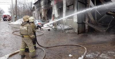 На складе в подмосковном Подольске произошел пожар