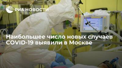 Наибольшее число новых случаев COVID-19 выявили в Москве — 2180