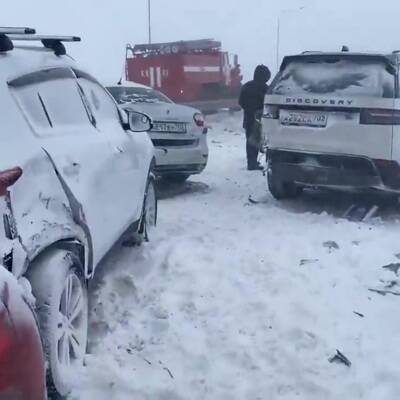 Число машин-участников ДТП в Башкортостане увеличилось до 22