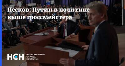 Песков: Путин в политике выше гроссмейстера