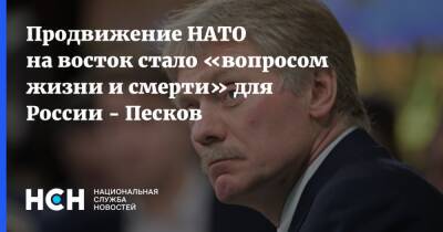 Продвижение НАТО на восток стало «вопросом жизни и смерти» для России - Песков