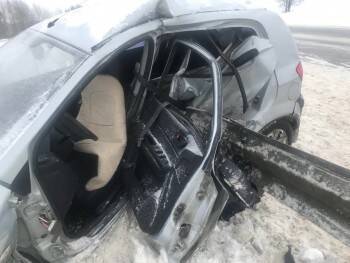 46-летняя автоледи едва не попала на стол патологоанатома с трассы М-8 в Вологодском районе