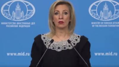 Захарова назвала иск против России в ВТО оценкой глупости ЕС
