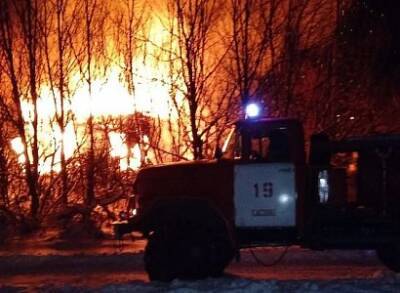 На пожаре в Сасовском районе погибли двое мужчин
