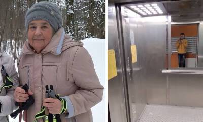 90-летняя пенсионерка просидела в лифте 9 часов