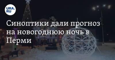 Синоптики дали прогноз на новогоднюю ночь в Перми
