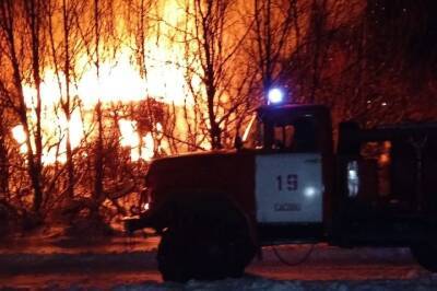 Двое мужчин погибли на пожаре в Сасовском районе Рязанской области
