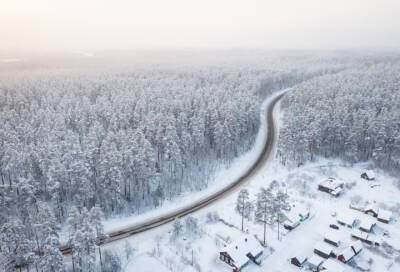 За минувшие выходные в Ленобласти от снега очистили почти 30 тысяч километров дорог
