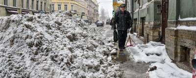 Коммунальщики Петербурга проигнорировали уборку снега в Калининском и Приморском районах
