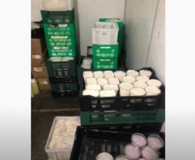 В гараже Сертолово обнаружили более 500 кг поддельной молочной продукции