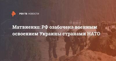 Матвиенко: РФ озабочена военным освоением Украины странами НАТО