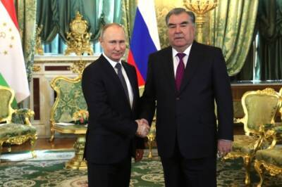 В Петербурге 27 декабря пройдет встреча Путина с президентом Таджикистана