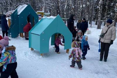 В Центральном Владимира парке открыли новую детскую площадку