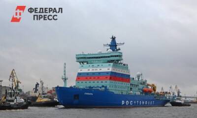 Новый атомный ледокол «Сибирь» будет проводить суда на Ямал
