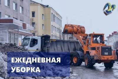 Более 11 тысяч кубометров снега вывезено с улиц Мурманска за минувшие сутки