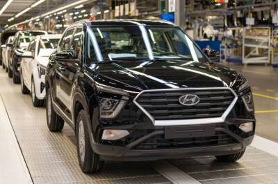Петербургский завод Hyundai в 2021 году увеличил производство на 7%
