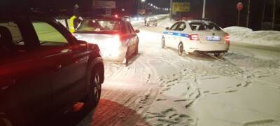 Чертову дюжину пьяных водителей остановили автоинспекторы в Петрозаводске за выходные