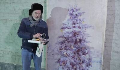 Знаменитый художник Никас Сафронов попробовал себя в стрит-арте