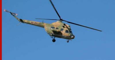 Вертолет, совершивший жесткую посадку в Удмуртии, пока не удалось найти