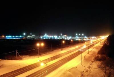 На трассе М-10 «Россия» в Ленобласти провели освещение