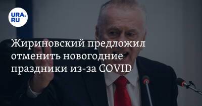 Жириновский предложил отменить новогодние праздники из-за COVID