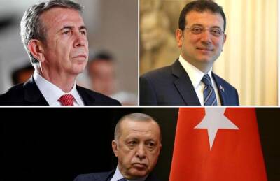 Эрдоган проигрывает двум мэрам-оппозиционерам — опрос за полтора года до выборов