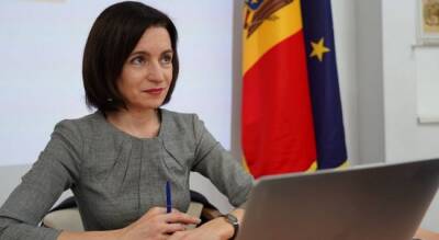 Санду опасается, что война России с Украиной затронет Молдавию