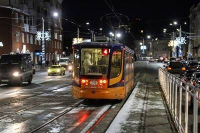 В Новый год трамваи будут возить смолян до четырех утра