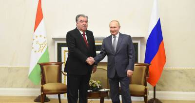 В Санкт-Петербурге прошла встреча Эмомали Рахмона с Владимиром Путиным